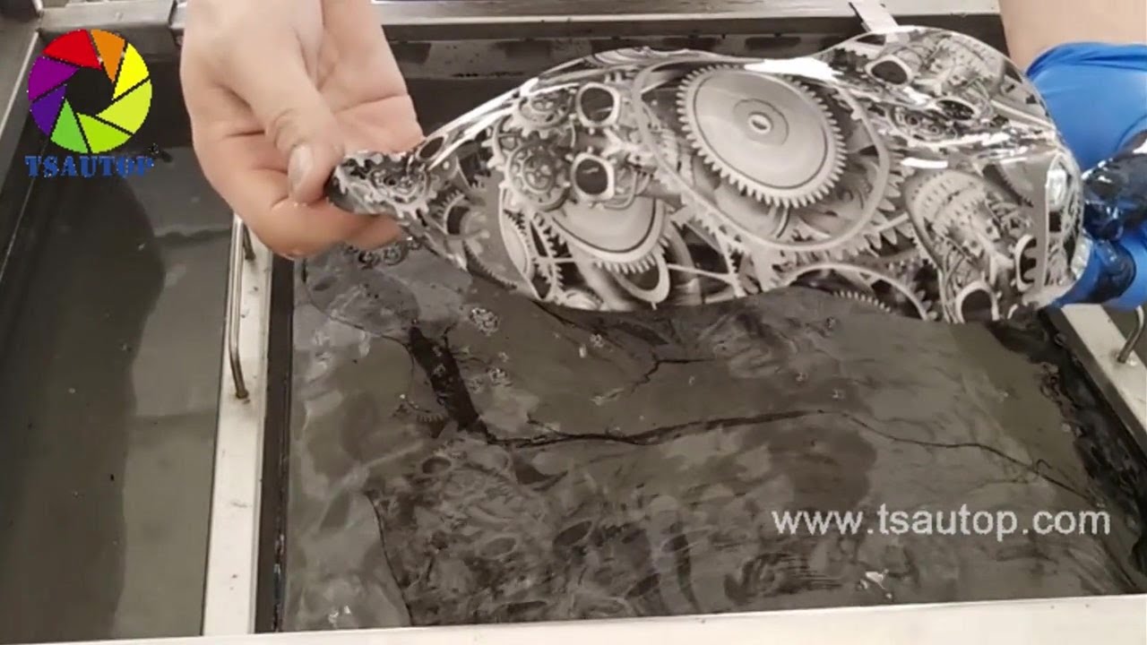 Skull & Machine Design Hydrogaphic Film Water Transfer Printing Hydro Dip Film TSKY1210