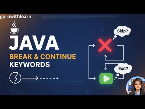 Class-13 Master Java Break and Continue Statements | Java Tutorial for ...