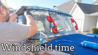 Dodge Truck windshield Replacement. #sweptline