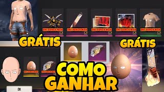 COMO GANHAR OS ITENS DO NOVO EVENTOS ONE PUNCH MAN FREE FIRE