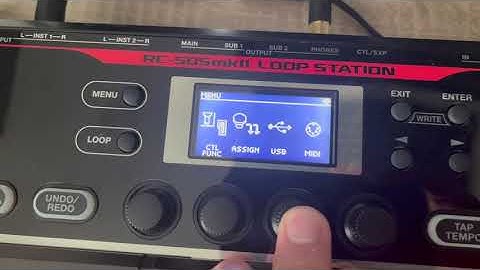 How to connect Loop station BOSS RC 505 MK II on Logic Pro