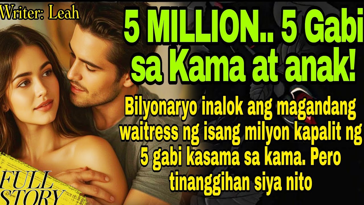 5 MILLION Bilyonaryo inalok ang magandang waitress ng  milyon kapalit ng 5 gabi at anak