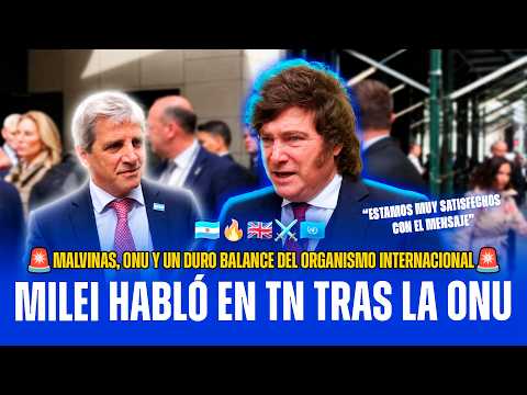 Miniatura del video: 🚨🇦🇷 JAVIER MILEI APARECIÓ EN TN TRAS LA ONU Y REDOBLÓ POR MALVINAS: “NO VAMOS A CEDER”