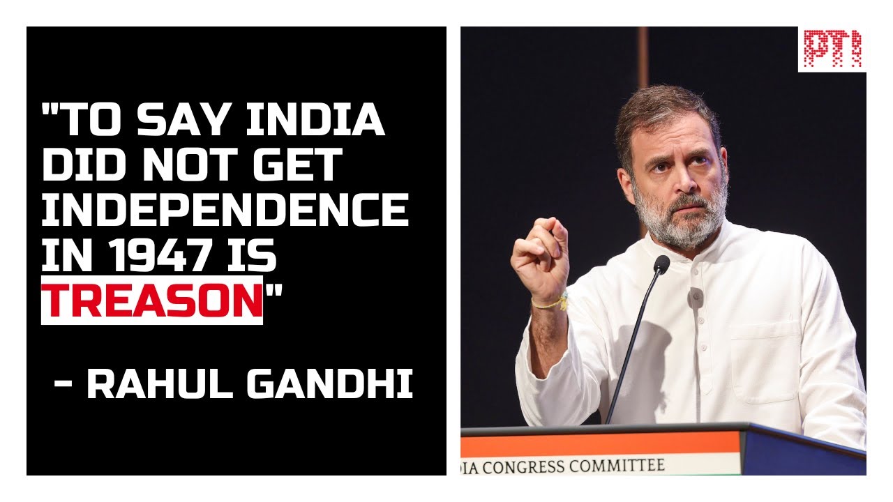 New AICC headquarters inauguration: Rahul Gandhi slams RSS chief for ‘true independence’ remark