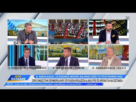 Πολιτική αντιπαράθεση Νικολαΐδης, Γκιουλέκας και Αθανασιάδης