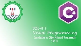 Intro to Object Oriented Programming 4 W 4.1