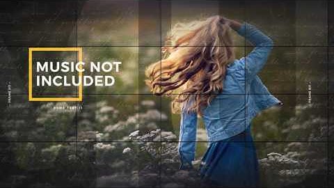 Elegant Squares Slideshow After Effects Template