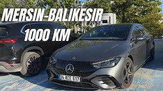 Benzinli Gibi Elektrikli Ile 1000 Km Uzun Yol Mersin-Balıkesir Mercedes-Benz Eqe 350