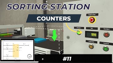 Add Counter in Sorting Station PLC programming | WinSPS S7 | Ladder Logic | Simulation