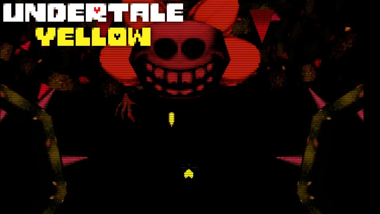 Undertale Yellow Flowey Boss Fight
