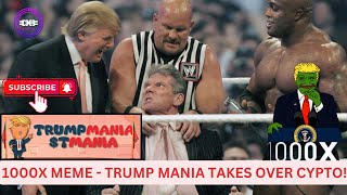 🔥THIS TRUMP MEME COIN COULD 1000X FROM THE BOTTOM, DID YOU GET IN? WRESTLE MANIA TO TRUMP MANIA!