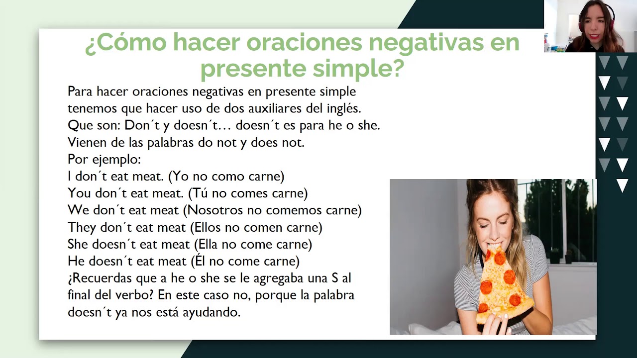 Oraciones Negativas En Ingles Presente Simple www.youtube.com