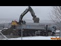 4K| Volvo EC480E & EC300E Loading Volvo Trucks