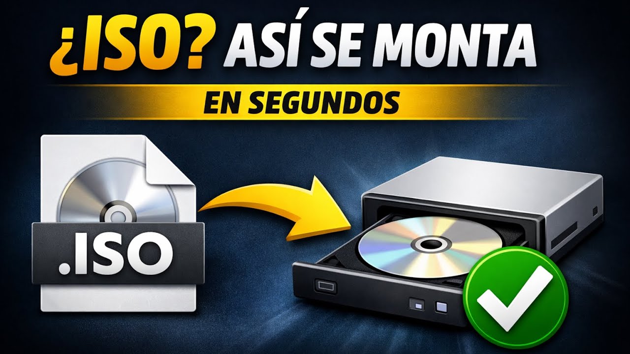 Cómo montar una imagen ISO | con UltraISO fácil y rápido 