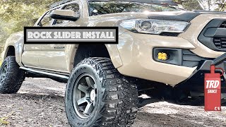 Toyota Tacoma | Cali Raised Trail Edition Rock Slider Install | (2017 Tacoma)