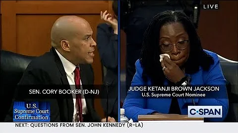 Senator Cory Booker moves Judge Ketanji Brown Jack...