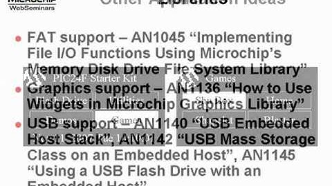 Tutorial for the MPLAB® Starter Kit for PIC24F   Part 2