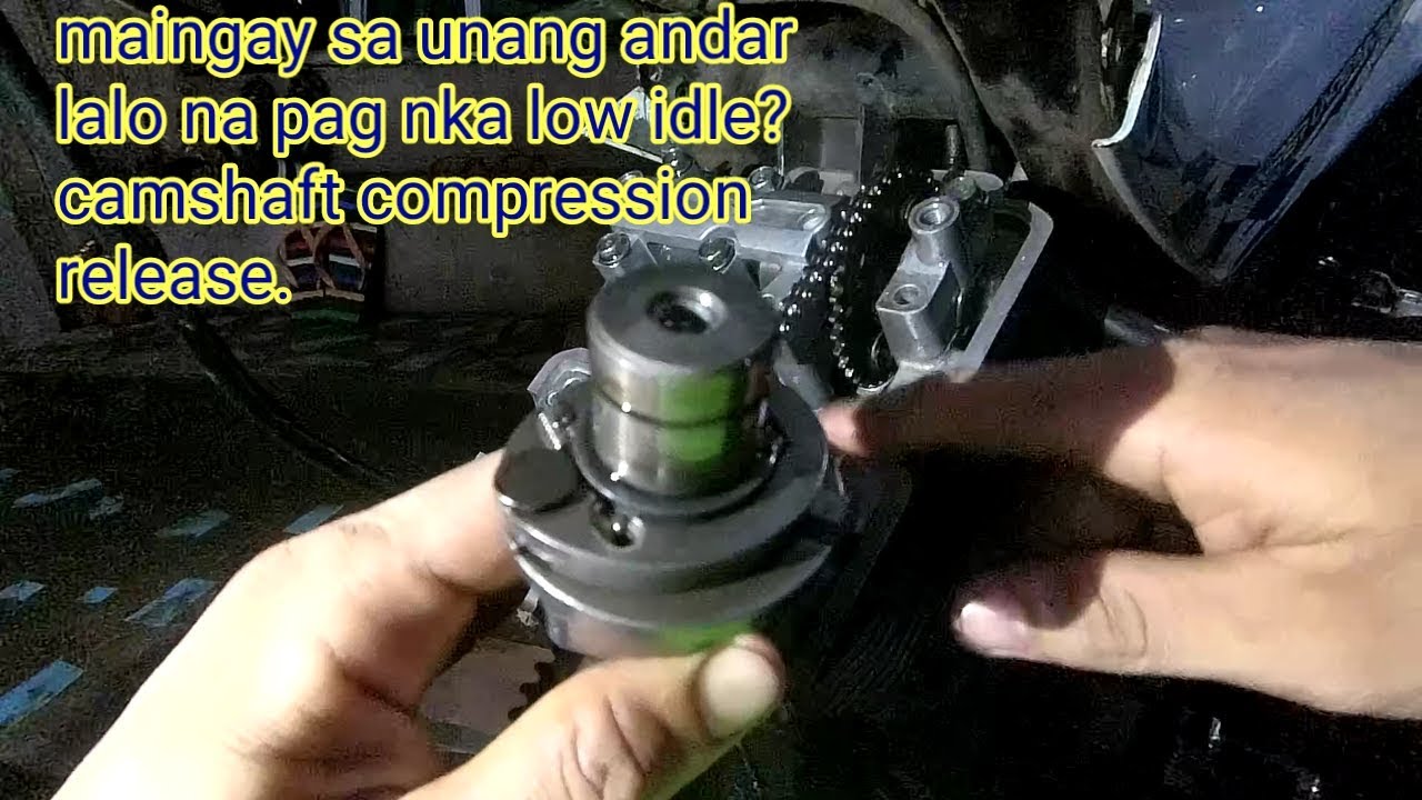 raider 150 camshaft compression release problem - YouTube