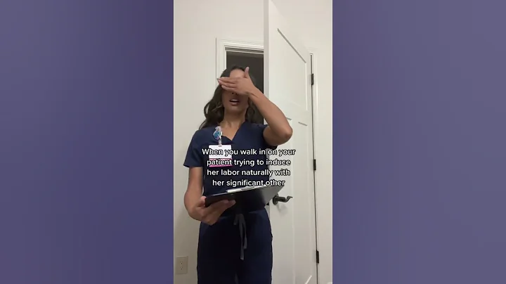 Walking in on a patient naturally trying to induce her labor with her significant other… #shorts