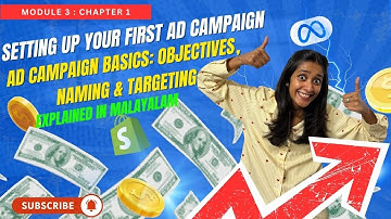 Facebook Ads Malayalam: How to Set Up Your First Ad Campaign | Objectives, Naming & Targeting