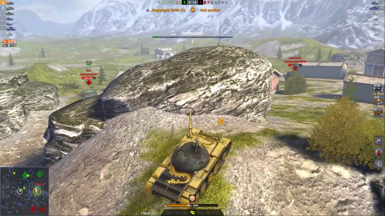 [121B Invincible] Pushing with Tempo - WoT Blitz - YouTube