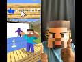 Minecraft loop jumping obstacles #shorts