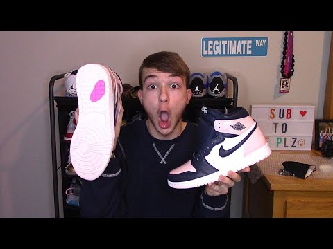 THIS SHOE IS CRAZY!! Air Jordan 1 Bubblegum/Atmosphere Unboxing and Review!!!