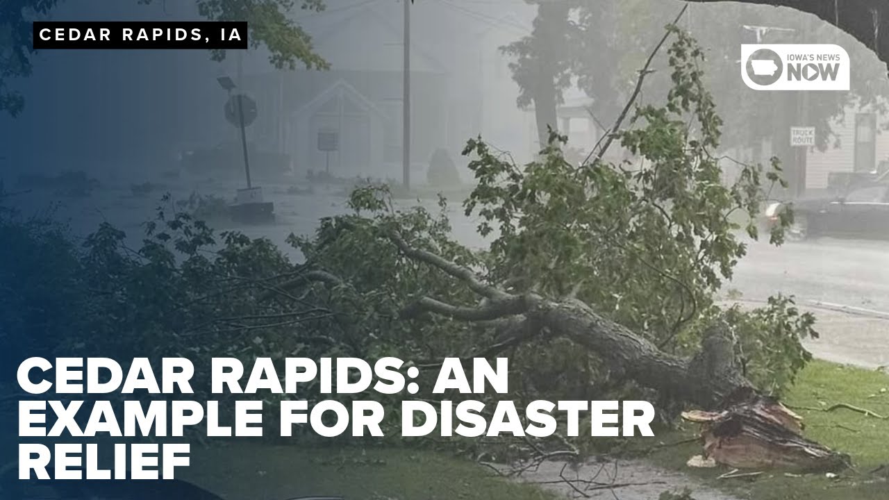 HUD leader pushes faster disaster relief: cites cedar rapids as model