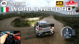 WORLD RECORD 4th - EA SPORTS WRC | Monte Acuto Italy - Ford Puma Rally | PXN V10 Gameplay