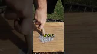 🤯How to start a fire with sugar and potassium permanganate?🔥🔥🔥#lifehacks