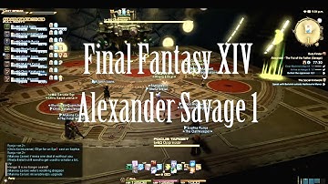 Final Fantasy XIV - Alexander Savage (A1s) weekly kill - WHM PoV