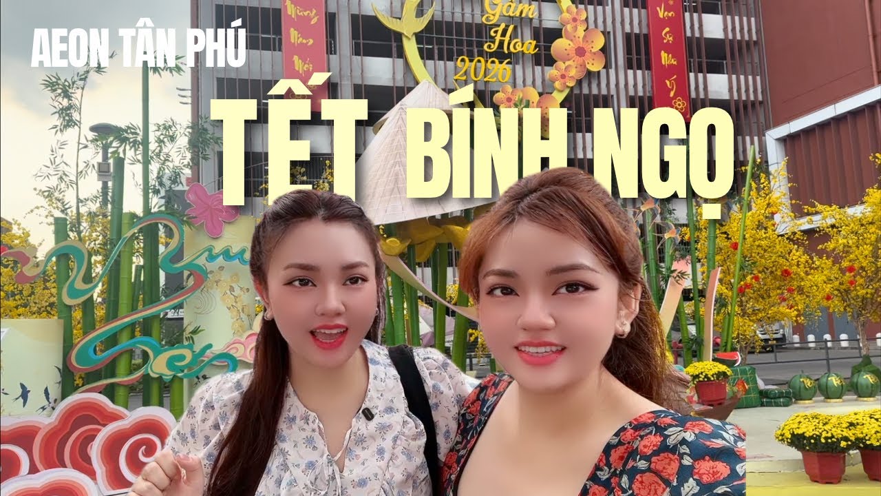 Say đắm chìm vào cảnh Tết 2026 tại Aeon Tân Phú bà con nhộn nhịp chụp ảnh