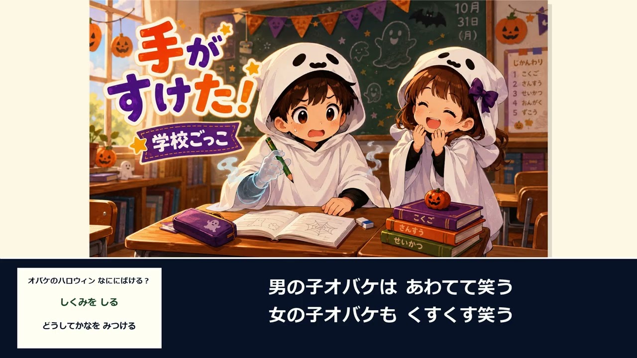オバケのハロウィンなににばける？ - YouTube