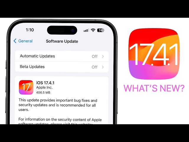 iOS 17.4.1 Released - What's New? class=