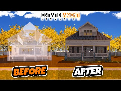 Boş Arazi Satın Alıp İlk Evimizi İnşa Ediyoruz !!! Estate Agent Simulator