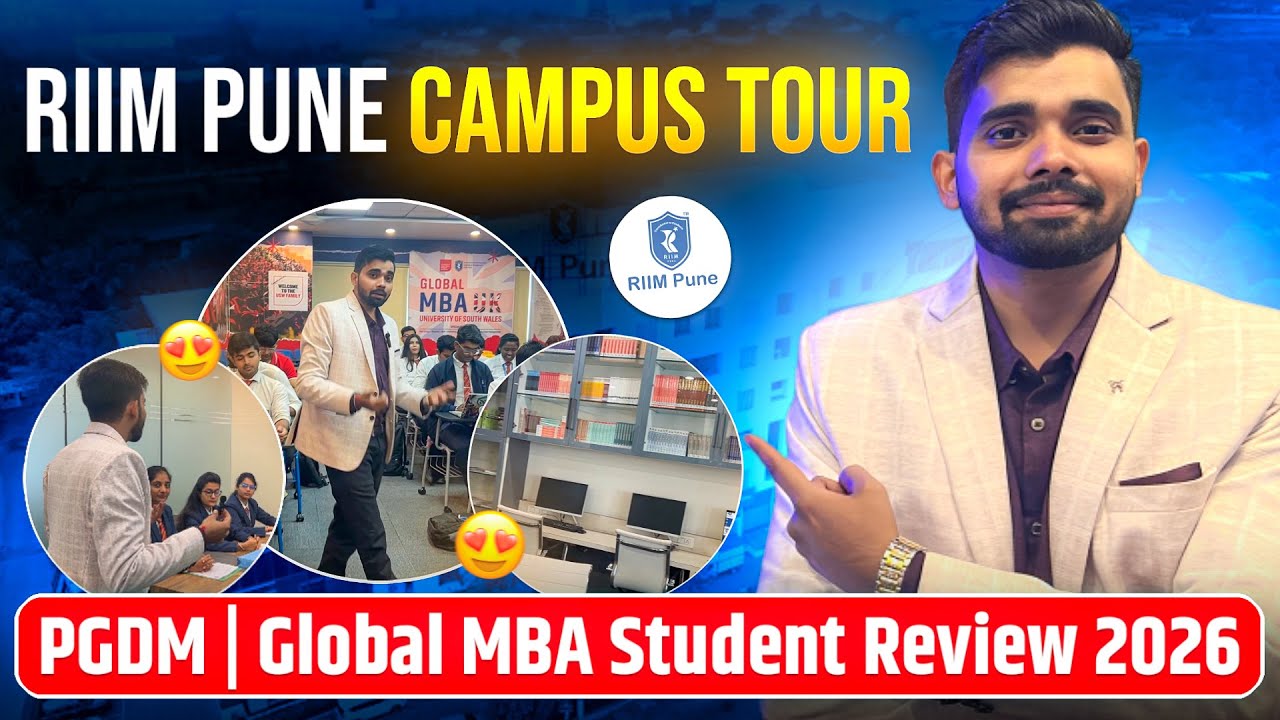 RIIM Pune Campus Tour & Student Review 🔥 | PGDM + Global MBA Reality Check | Worth It? 