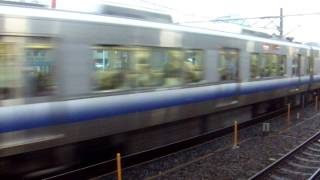 (HD)JR西日本225系5000番台E506編成　快速天王寺行き発車
