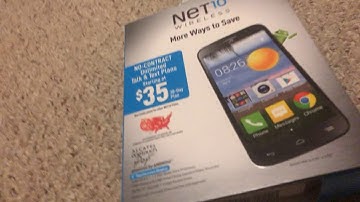 Alcatel Onetouch Pop Icon Unboxing Part 1 - Unboxing