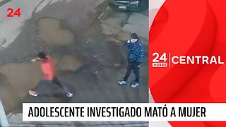 Adolescente investigado por homicidio mató a otra mujer | 24 Horas TVN Chile