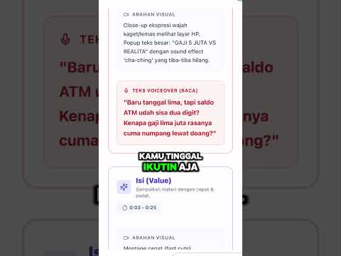 Cara bikin puluhan script konten viral dalam 1 MENIT pakai AI