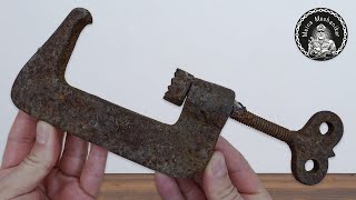 Antique CClamp Vise Restoration  Vise Restoration Videos