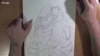Realtime: Drawing Mass Effect Legion