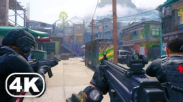 Favela Domination Gameplay ULTRA 4K 60FPS - CALL OF DUTY MODERN WARFARE III MULTIPLAYER PS5