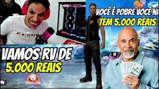 URIEL CHAMOU O CARA PRA IR RV DE 5.000 REAIS 😱!!#freefire #uriel 