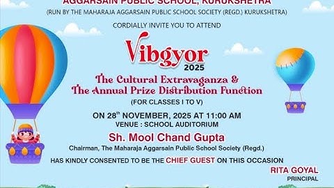 THE CULTURAL EXTRAVAGANZA & THE ANNUAL PRIZE DISTRIBUTION FUNCTION AGGASAIN PUBLIC SCHOOL KKR