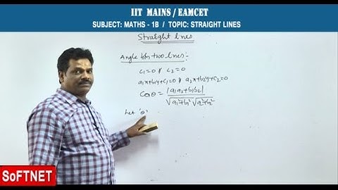 Maths 1B || Straight Lines - P2 || K. Prakash