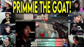 Valorant Streamers React To FS Primmie CRAZY ACE Against QTD In VCT