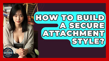 How To Build A Secure Attachment Style? - Get Divorce Answers
