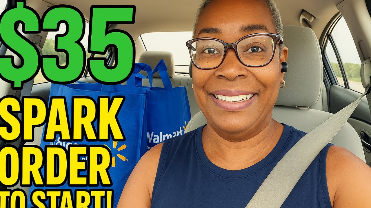 $35 Walmart Spark Delivery | How I Multi-App with DoorDash & Uber Eats ...