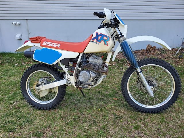 xr250　 1992 Honda XR 250r review and walk around -Part 1- HD HQ 4K 1080p